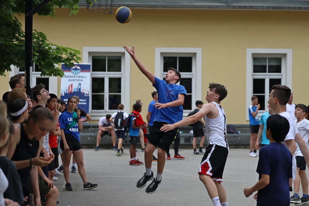 17.05.2022, Graz, Sacré Coeur Graz, Basketball, 23. Steirischen Streetballmeisterschaft/ 3x3 Schulcup Copyright STBV/B. Kohlmaier