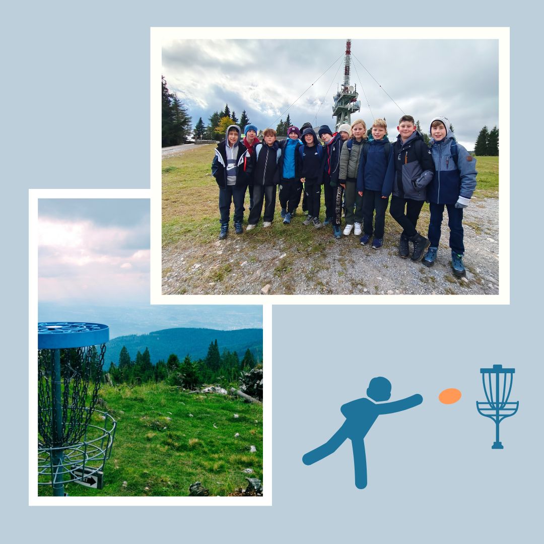 disc golf collage