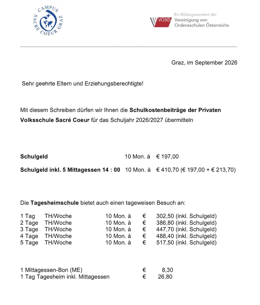 schulgeld